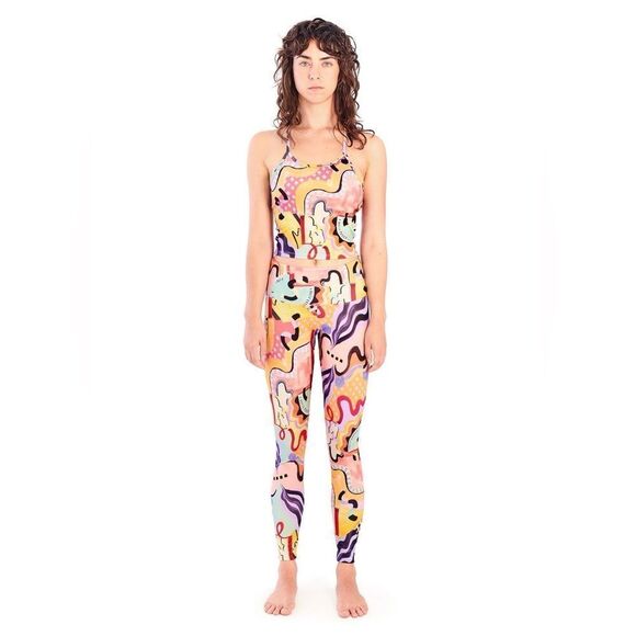 Pitaya | Colorful Abstract Zeitgeist leggings - Picture 1 of 8